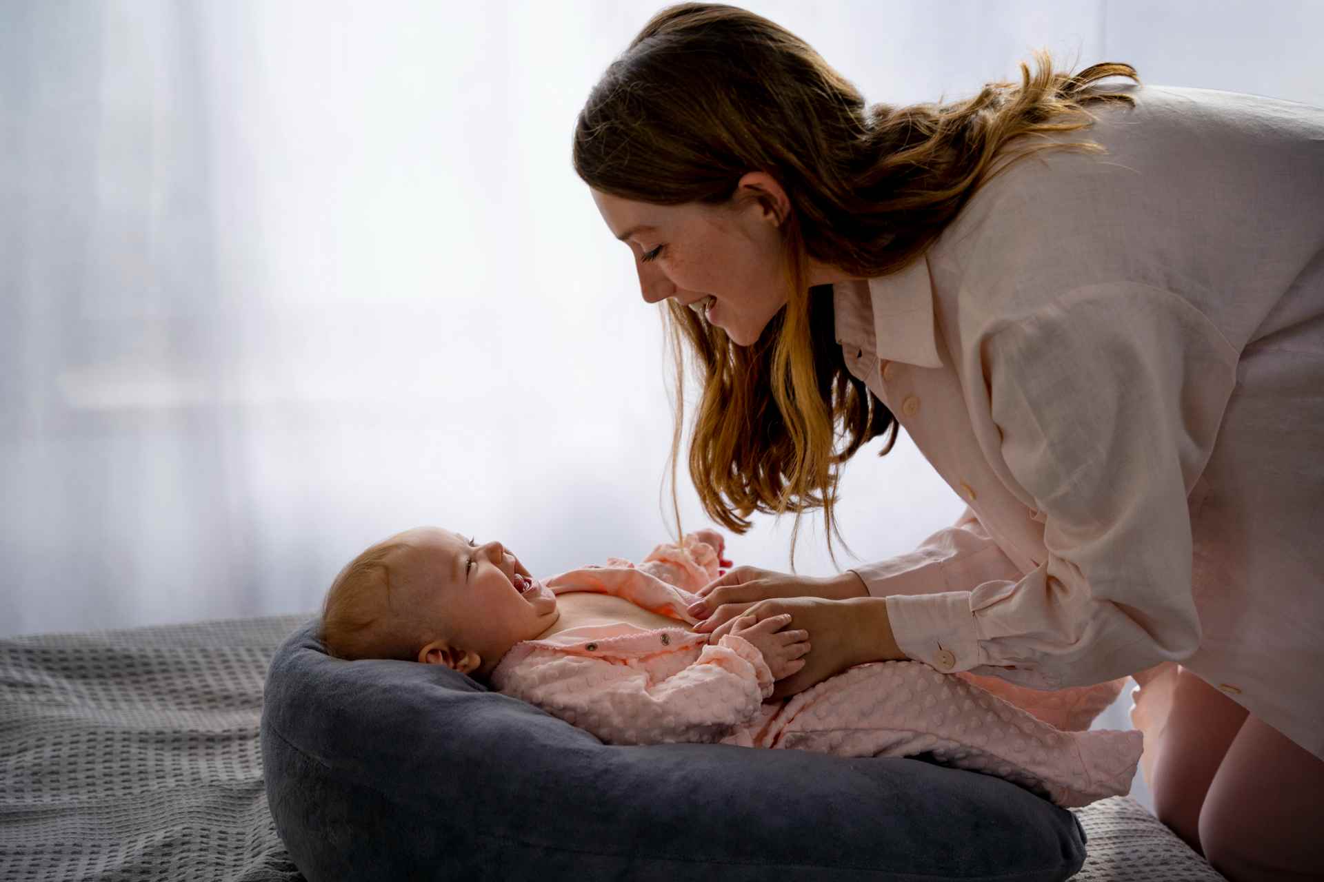 mother and newborn baby care